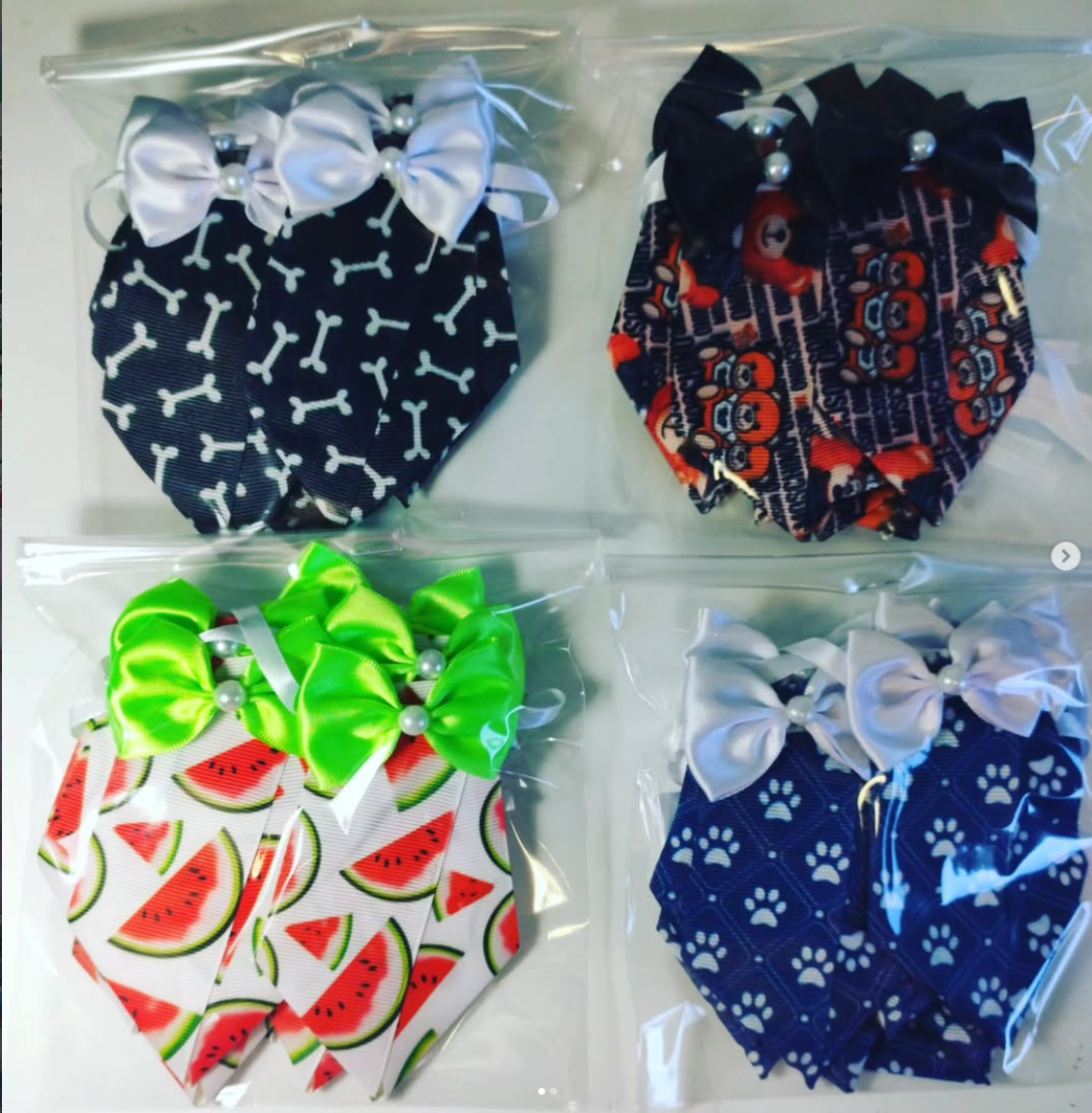 Gravatinhas pet artesanais para pets