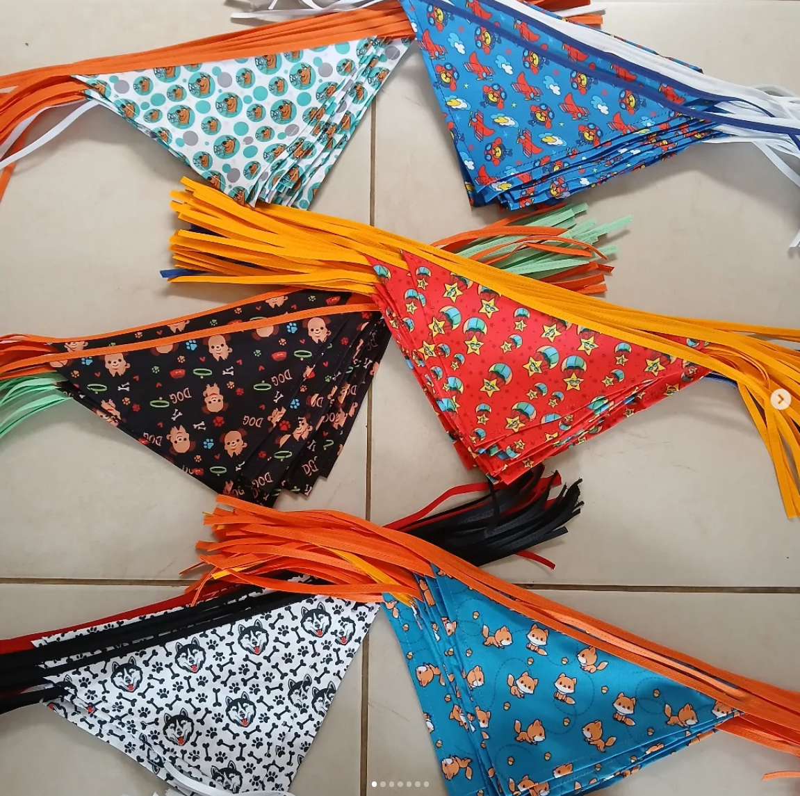 Bandanas artesanais para pets